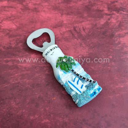 Fridge Magnet - Miami theme bottle opener - M134-c