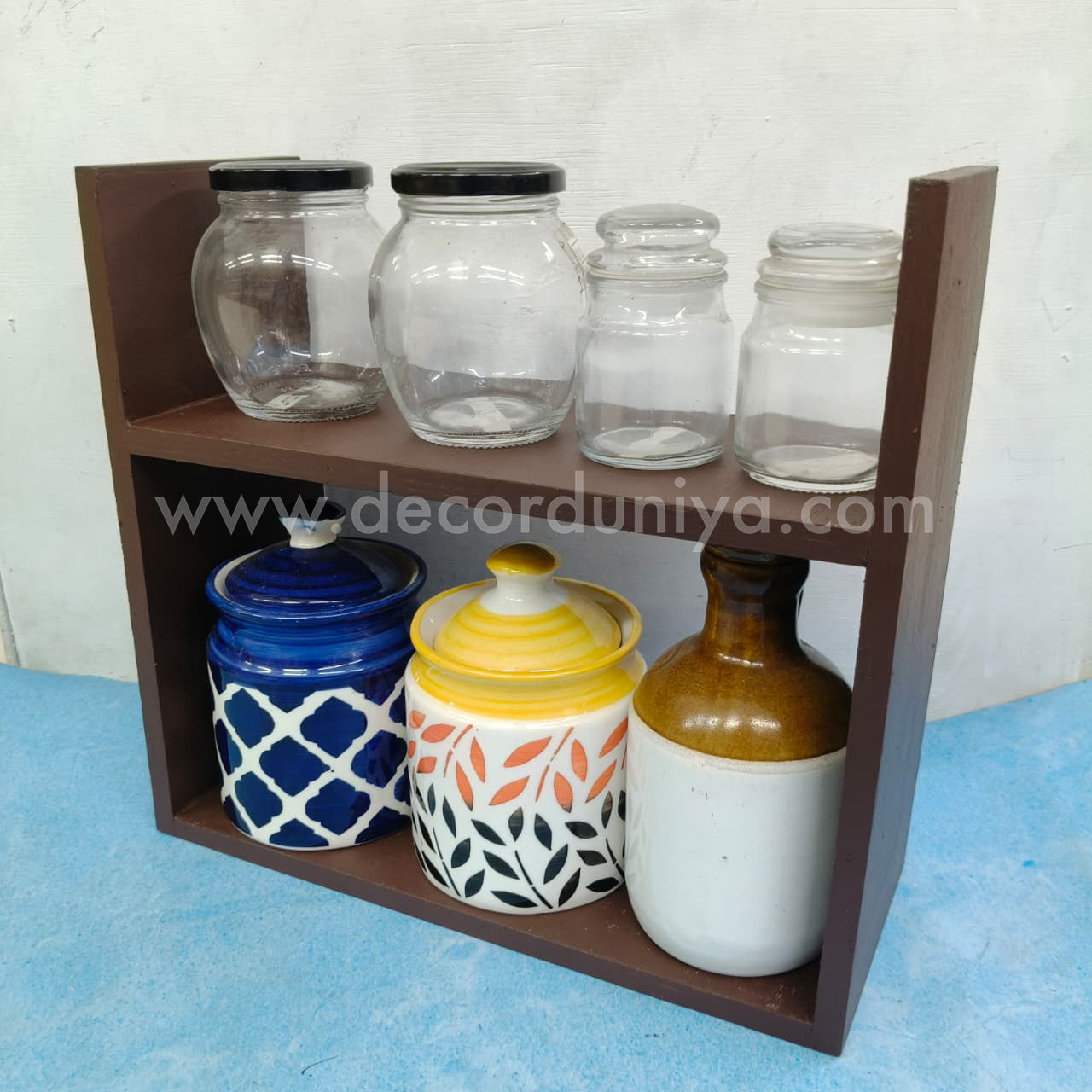 Wooden Spice Rack  | Floating Shelf | Wall Shelf - DD1212