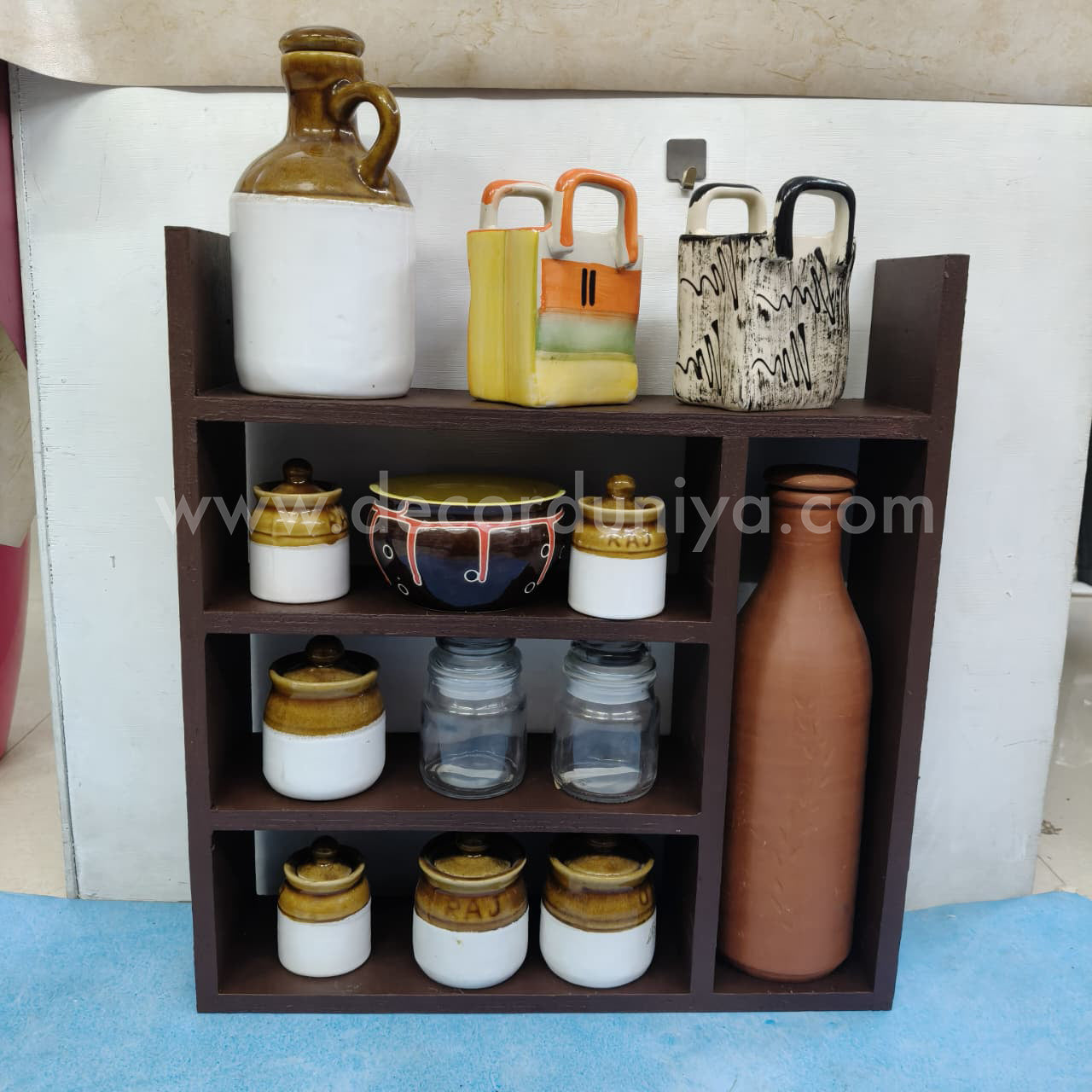 Wooden Spice Rack  | Floating Shelf | Wall Shelf - DD1223