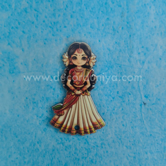 Fridge Magnet - MDF - Girl - FM124