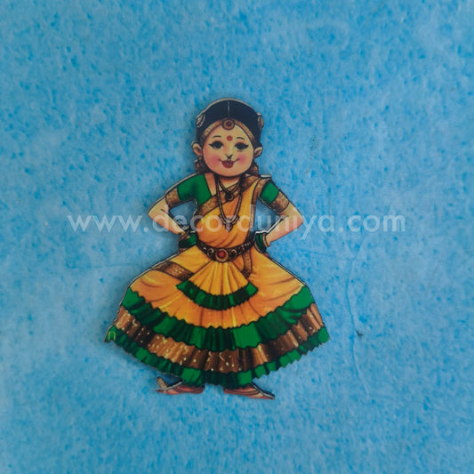 Fridge Magnet - MDF - Bharathanatiyam - FM127