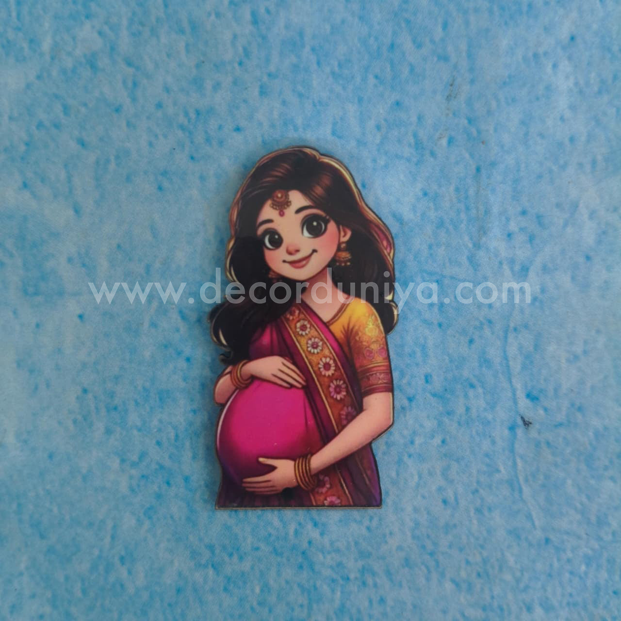 Fridge Magnet - MDF - Pregnant Woman - FM128