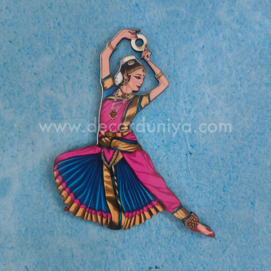 Fridge Magnet - MDF - Bharathanatiyam - FM130