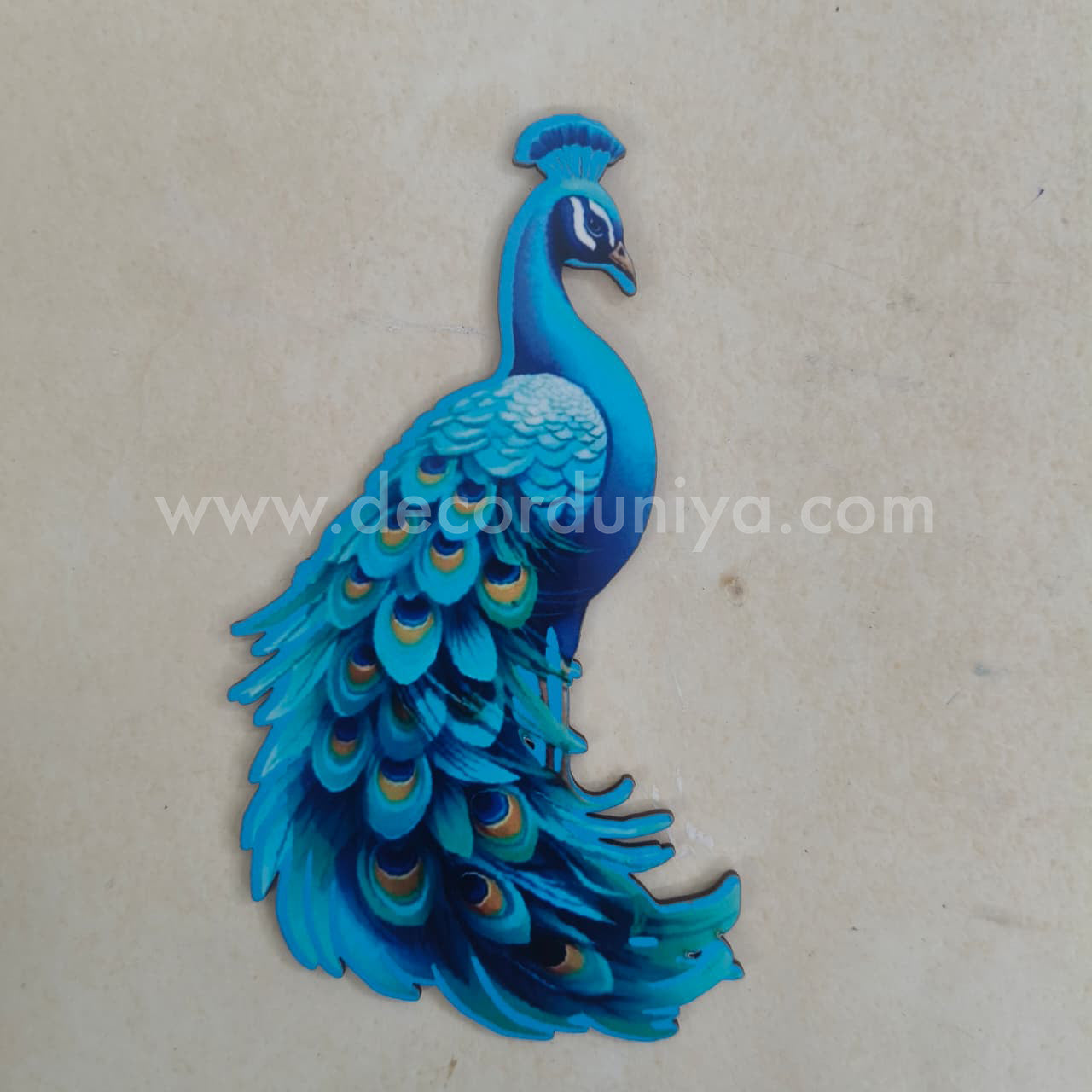 Fridge Magnet - MDF - Peacock - FM134
