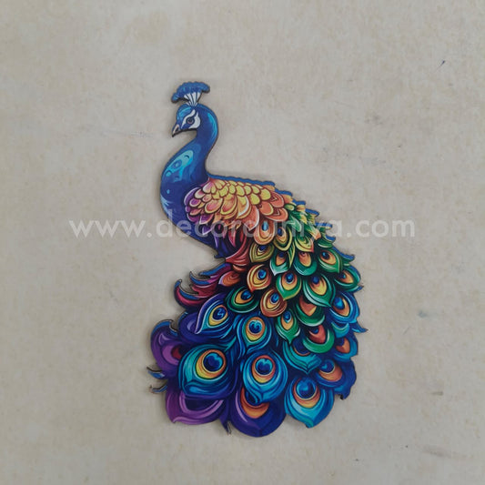 Fridge Magnet - MDF - Peacock - FM138