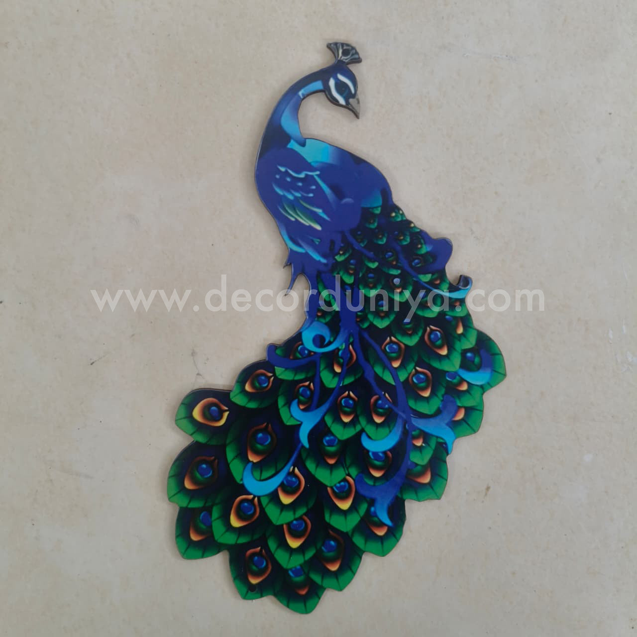 Fridge Magnet - MDF - Peacock - FM136