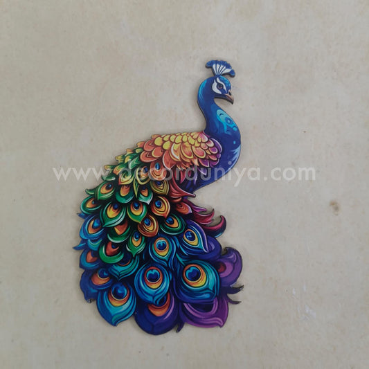 Fridge Magnet - MDF - Peacock - FM139