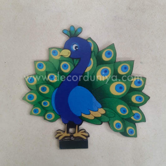 Fridge Magnet - MDF - Peacock - FM015