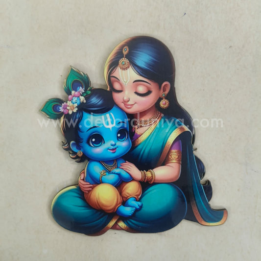 Fridge Magnet - MDF - Krishna Yashotha - FM017
