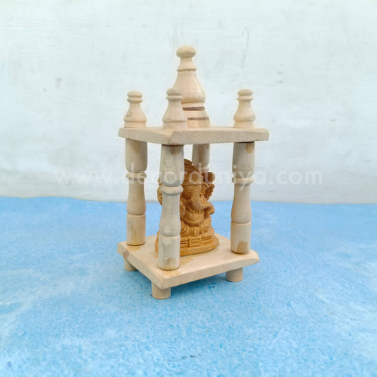 Wooden Ganesha Mandabam | Kondapalli Dolls - OR121