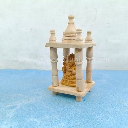 Wooden Ganesha Mandabam | Kondapalli Dolls - OR121