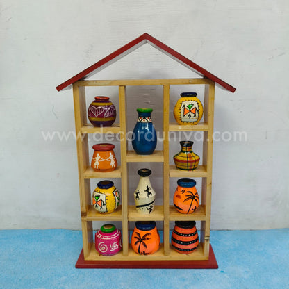Wooden Pots Set | Kondapalli Dolls - OR123
