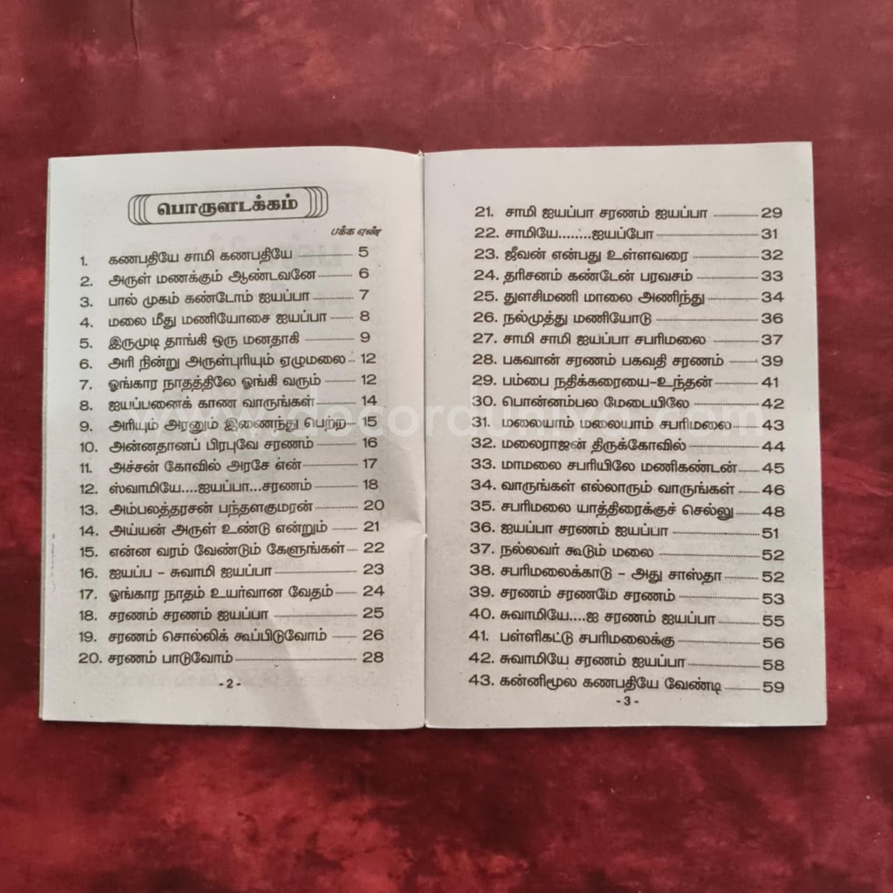 Sri Ayyappan Songs - Pallikkatu Sabarimalaiku | Booklet - K106