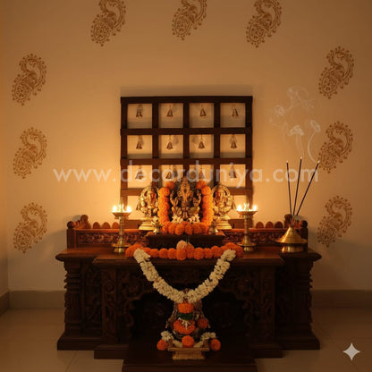 Pooja Backdrop Stand | Standalone Backdrop - BFS05