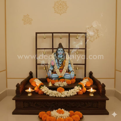 Pooja Backdrop Stand | Standalone Backdrop - BFS04