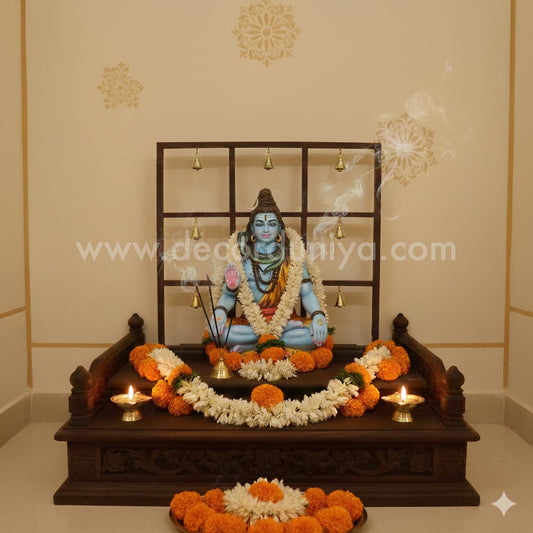 Pooja Backdrop Stand | Standalone Backdrop - BFS04