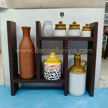 Wooden Spice Rack  | Floating Shelf | Wall Shelf - DD1225