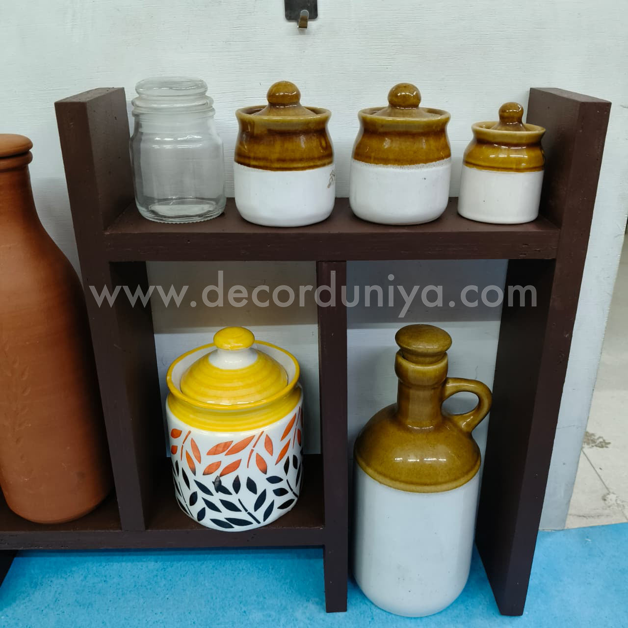 Wooden Spice Rack  | Floating Shelf | Wall Shelf - DD1225