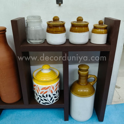 Wooden Spice Rack  | Floating Shelf | Wall Shelf - DD1225