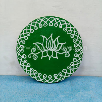 Wooden Round Manai - DD31