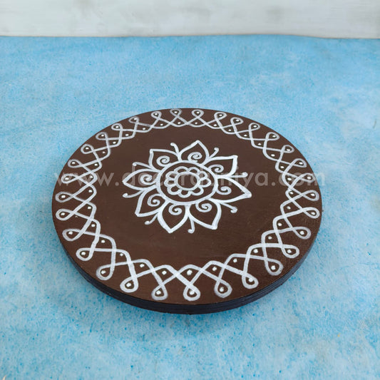 Wooden Round Manai - DD32