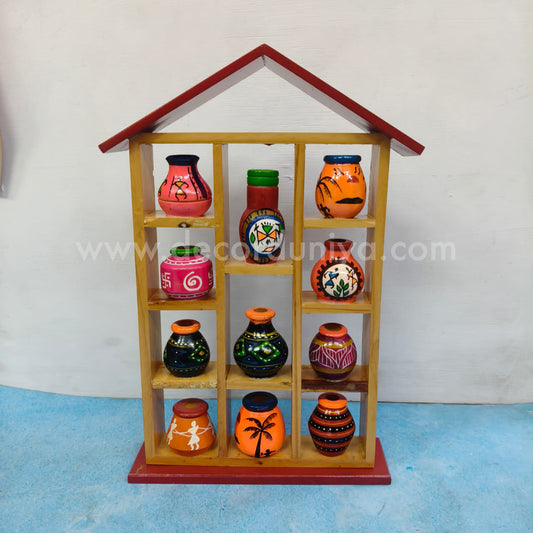 Wooden Pots - Show Piece - OR40