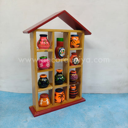 Wooden Pots - Show Piece - OR40