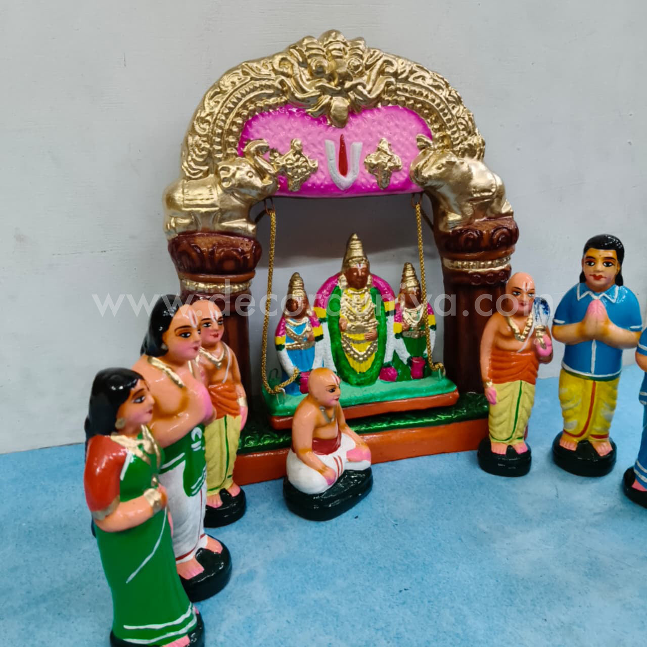 Thirupathi Perumal Unjal Set | Decor Duniya Golu Doll | Navaratri Golu Dolls - TK89