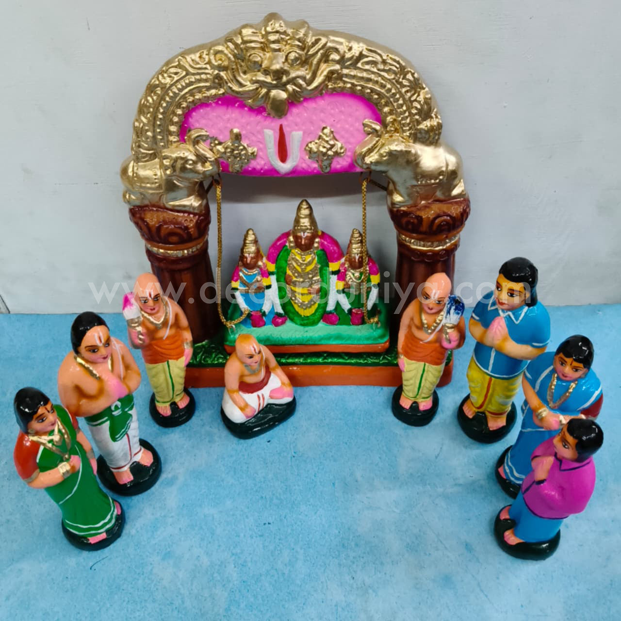 Thirupathi Perumal Unjal Set | Decor Duniya Golu Doll | Navaratri Golu Dolls - TK89