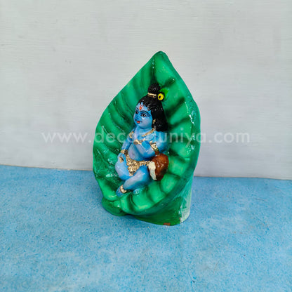 Leaf Krishna | Decor Duniya Golu Doll | Navaratri Golu Dolls - TKC24