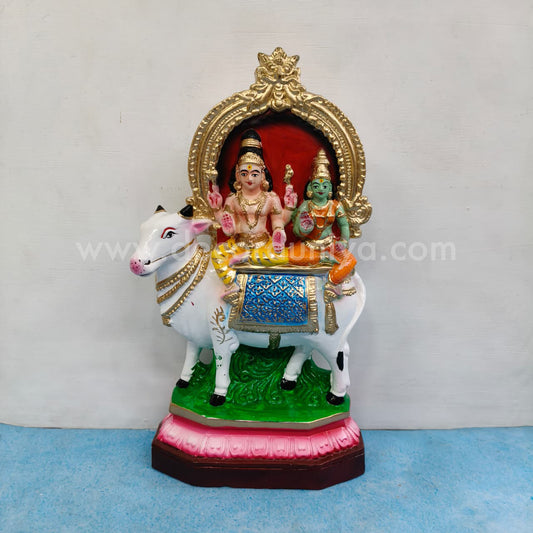 Sivan Parvathy | Rishaba Vahanam | Decor Duniya Golu Doll | Navaratri Golu Dolls - TKC-SAP9