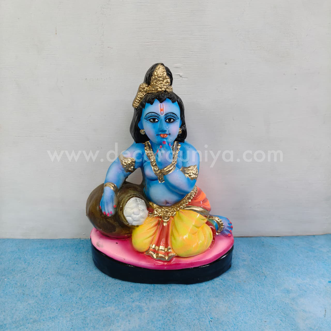 Butter Krishna - Big | Decor Duniya Golu Doll | Navaratri Golu Dolls - TKC18