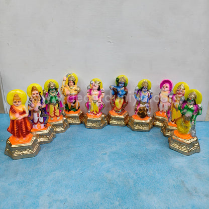 Dasavatharam Set | Decor Duniya Golu Doll | Navaratri Golu Dolls - TKC02