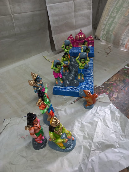 Ramayanam Full Set - 22 Scenes | Decor Duniya Golu Doll | Navaratri Golu Dolls - TK711