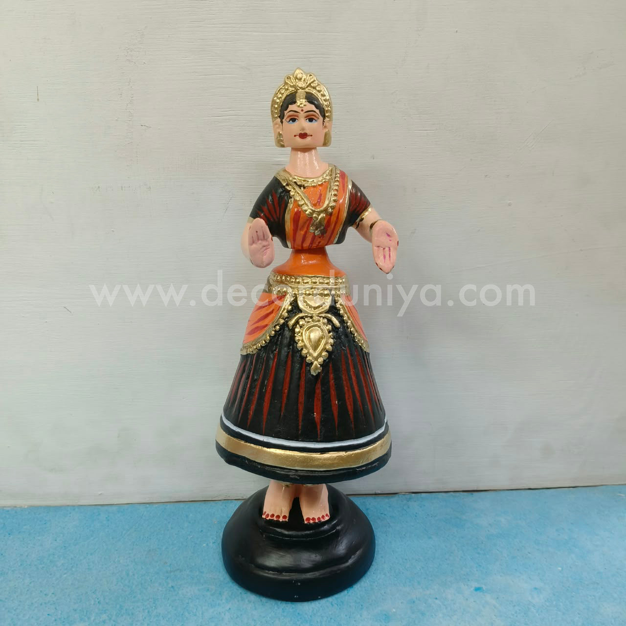 Thanjavur Dancing Doll | Height - 12 inches - TD126-CC