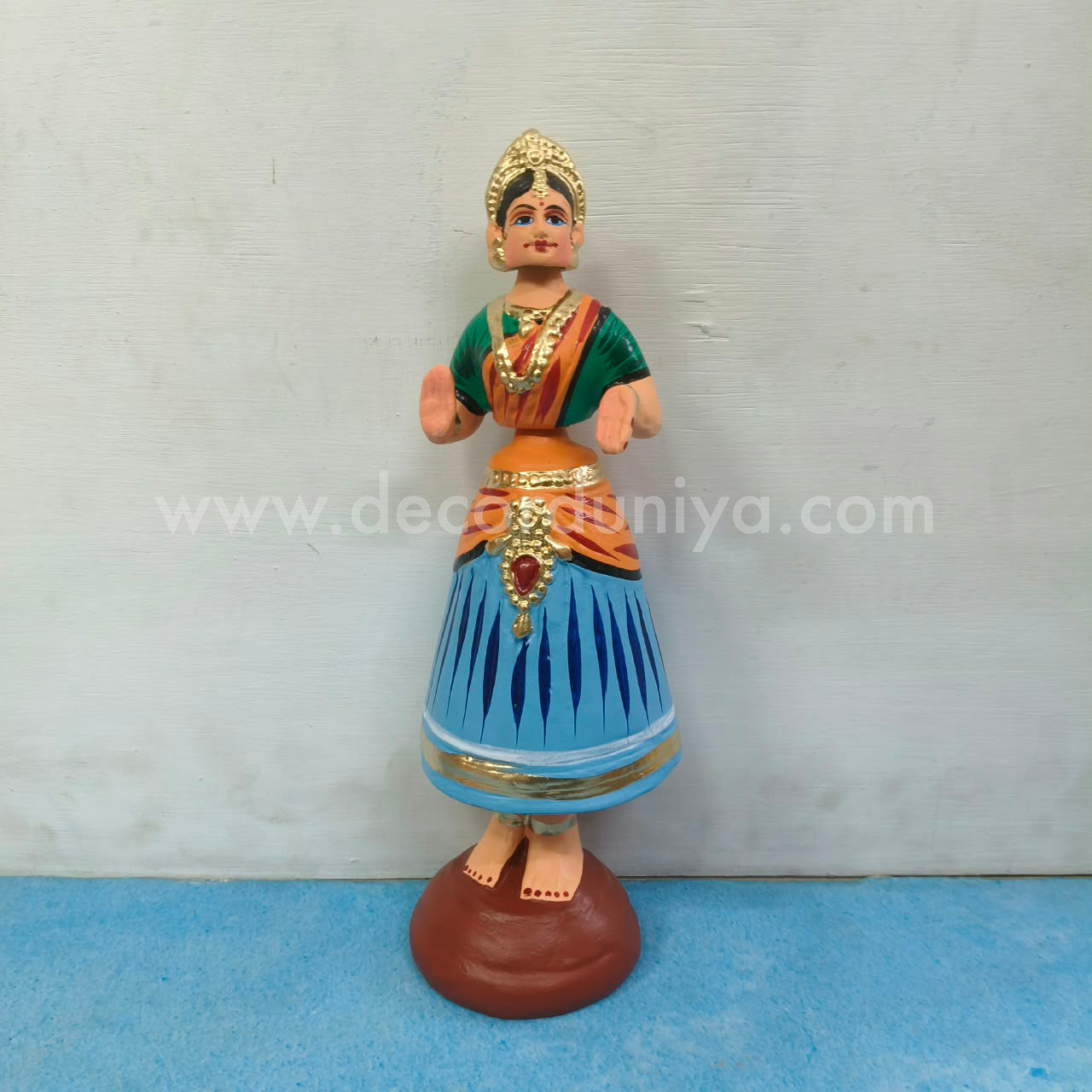 Thanjavur Dancing Doll | Height - 12 inches - TD123-CC