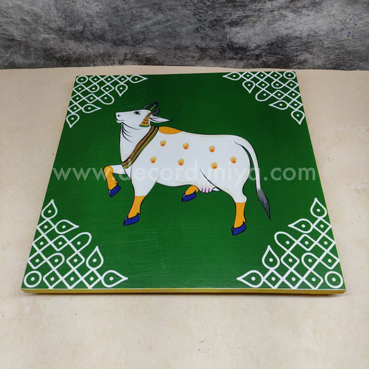 Wooden Pichwai Kolam Manai | Wall Hanging - PM1