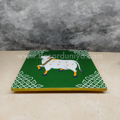 Wooden Pichwai Kolam Manai | Wall Hanging - PM1