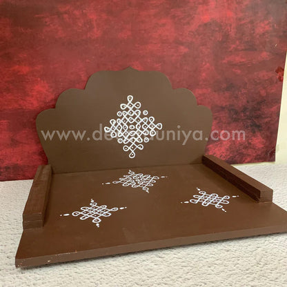 Wooden Hand Crafted Pooja Mandapam -  PM1