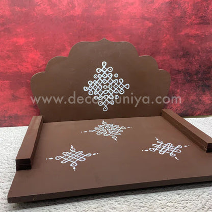 Wooden Hand Crafted Pooja Mandapam -  PM1