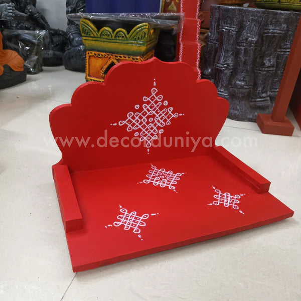 Wooden Hand Crafted Pooja Mandapam -  PM2