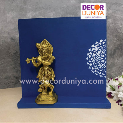 Handmade table decor with Brass Krishna- PRG1