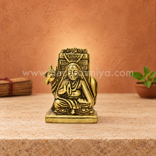 Raghavendra Swamy | Guru Raghavendra Brass Idol | Decor Duniya Brass Idols | Pooja & Home Décor – RBN03