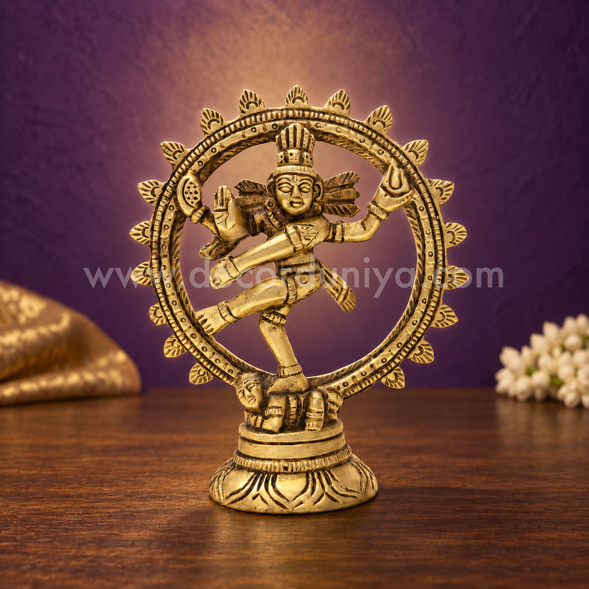 Lord Natarajar | Shiva Nataraja Brass Idol | Decor Duniya Brass Idols | Pooja & Home Décor – RBN13