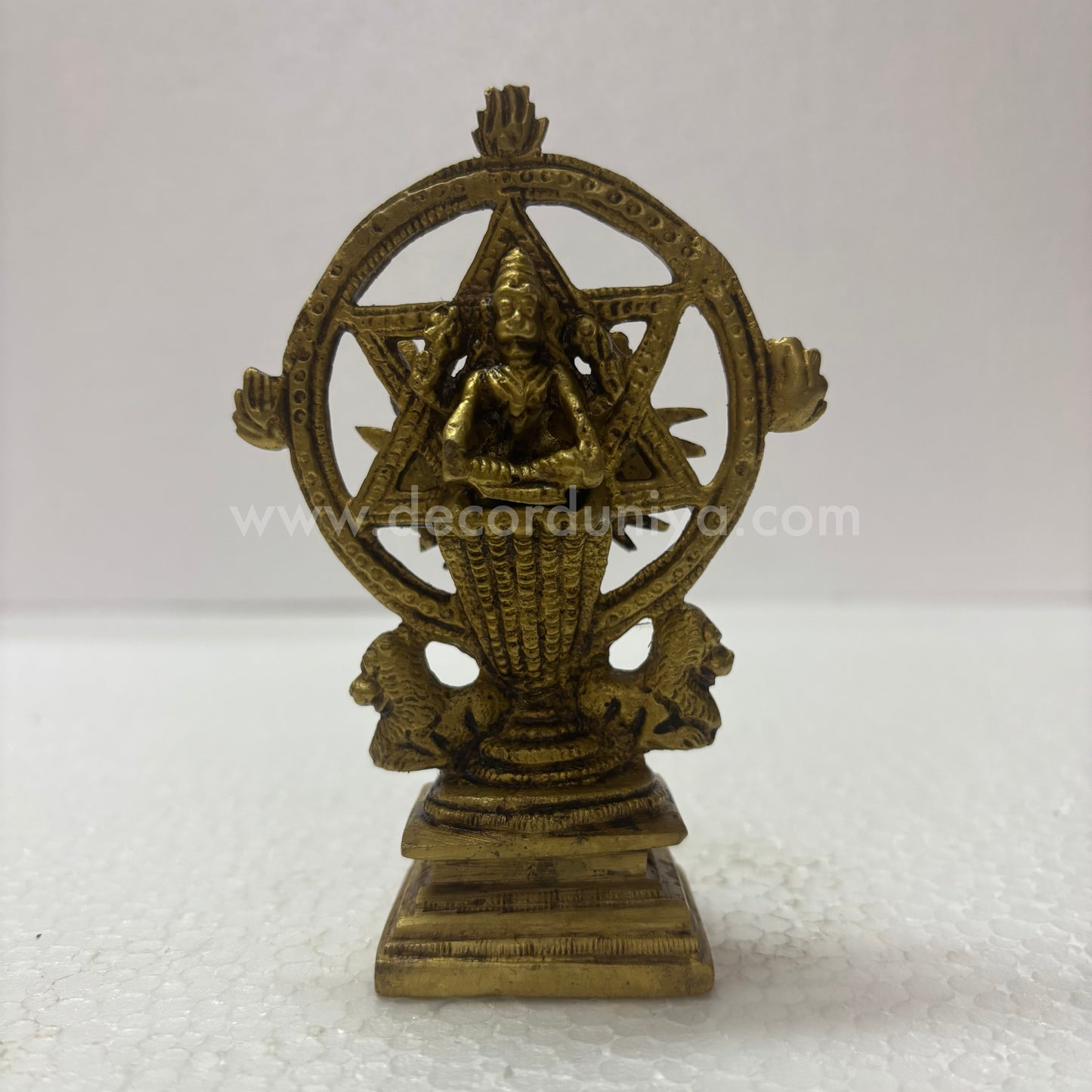 Chakrathazwar | Sudarshana Chakra Brass Idol | Decor Duniya Brass Idols | Pooja & Home Décor – RBN15