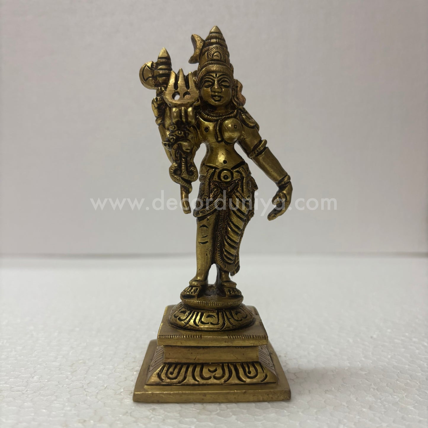 Ardhanareeswarar | Shiva Parvati Brass Idol | Decor Duniya Brass Idols | Pooja & Home Décor – RBN17
