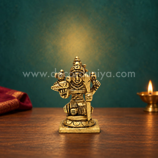 Goddess Kamakshi | Kamakshi Amman Brass Idol | Decor Duniya Brass Idols | Pooja & Home Décor – RBN19
