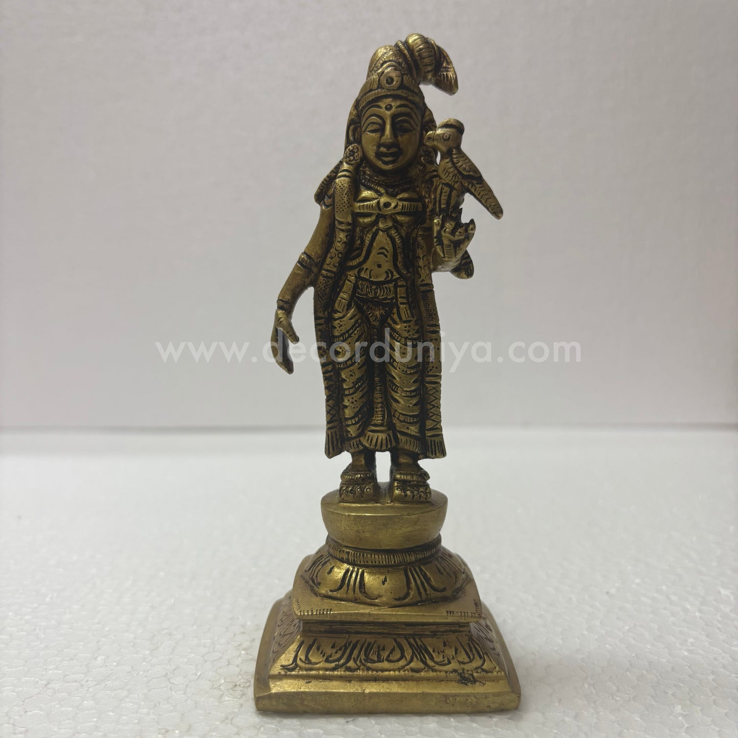 Goddess Andal | Andal Nachiyar Brass Idol | Decor Duniya Brass Idols | Pooja & Home Décor – RBN20