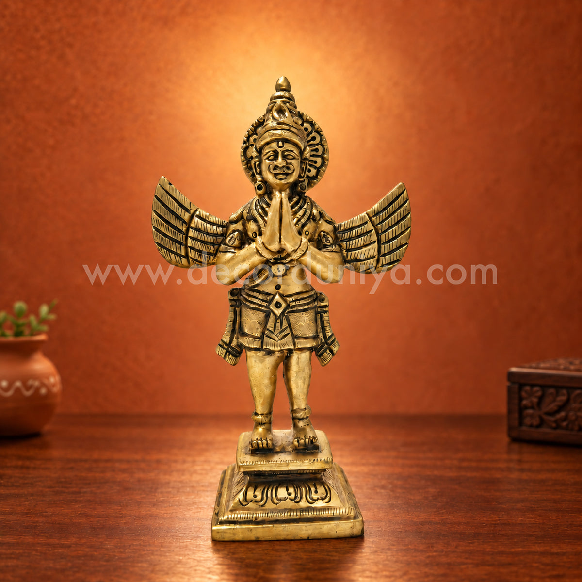 Lord Garuda | Garudar Brass Idol | Decor Duniya Brass Idols | Pooja & Home Décor – RBN24