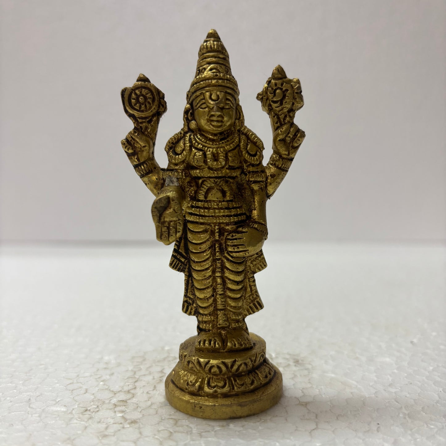 Lord Perumal | Venkateswara Balaji Brass Idol | Decor Duniya Brass Idols | Pooja & Home Décor – RBN38